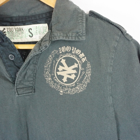 Zoo York Unbreakable Polo Shirt sz S - Picture 2 of 9